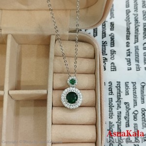 نیم ست زنانه شامل دایره فول نگین