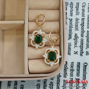 نیم ست زنانه سنتطی نگین سبز