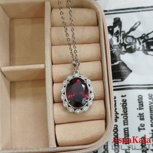 گردنبند نگین قرمز
