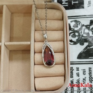 گردنبند نگین قرمز