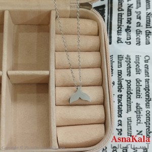 گردنبند استیل زنانه دم وال کد GNB162369W