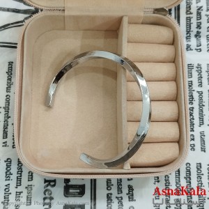 بنگل پیچ برنجی رنگ نقره ای کد DSB181642W