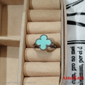 انگشتر زنانه استیل مینیمال مدل ونکلیف فری سایز  رنگ نقره ای کد ANG191184W