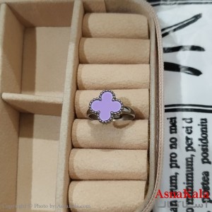 انگشتر زنانه استیل مینیمال مدل ونکلیف فری سایز  رنگ نقره ای کد ANG191187W