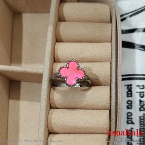 انگشتر زنانه استیل مینیمال مدل ونکلیف فری سایز  رنگ نقره ای کد ANG191188W