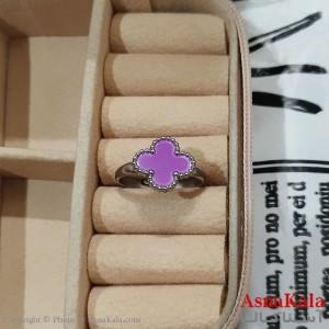 انگشتر زنانه استیل مینیمال مدل ونکلیف فری سایز  رنگ نقره ای کد ANG191191W