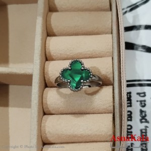 انگشتر زنانه استیل مینیمال مدل ونکلیف فری سایز  رنگ نقره ای کد ANG191192W