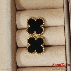 گوشواره استیل زنانه ونکلیف رنگ طلایی کد GSH152161W