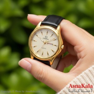 ساعت مردانه امگا چرم