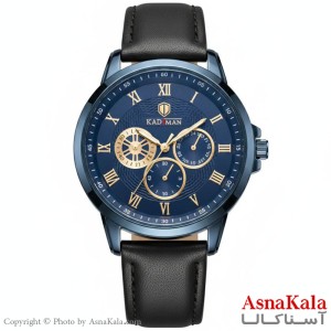 ساعت مردانه کیدمن سه موتور فول تایم، شمارش معکوس، دارای روز شمار، بندچرم اصل  کد WTCH11423W