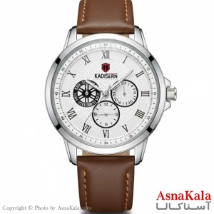 ساعت مردانه کیدمن سه موتور فول تایم، شمارش معکوس، دارای روز شمار، بندچرم اصل  کد WTCH11427W