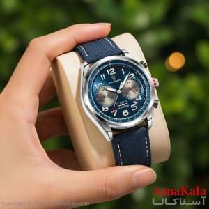 ساعت مردانه چرم صفحه شب نما