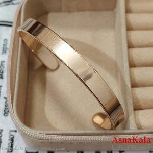 بنگل اسپورت استیل مدل آینه ای ساده کد DSB181729W