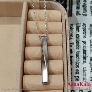 گردنبند اسپورت مکعبی استیل کد GNB162477W