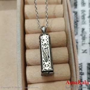 گردنبند اسپورت حزری استیل کد GNB162484W