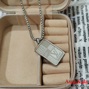 گردنبند مردانه استیل مدل لویی ویتون کد GNB162497W