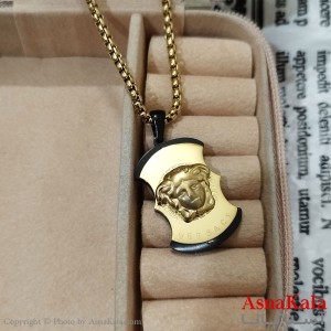 گردنبند مردانه استیل مدل ورساچه جدید کد GNB162509W