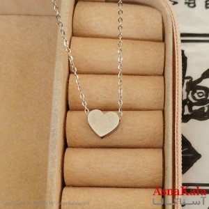 گردنبند زنانه استیل مدل قلب کد GNB162516W