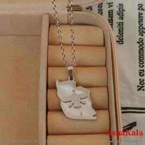 گردنبند مردانه استیل مدل فروهر کد GNB162521W