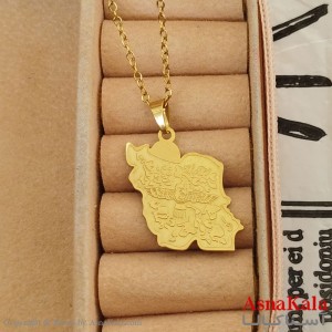 گردنبند مردانه استیل مدل فروهر کد GNB162525W