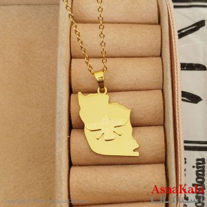 گردنبند مردانه استیل مدل فروهر کد GNB162526W