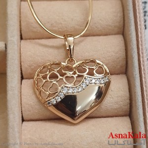 آویز ژوپینگ دخترانه رنگ طلایی کد GNB162529W
