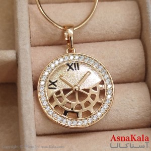 آویز ژوپینگ دخترانه رنگ طلایی کد GNB162531W