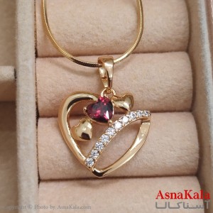 آویز ژوپینگ دخترانه رنگ طلایی کد GNB162534W