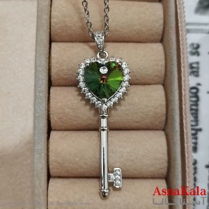 گردنبند زنانه سواروسکی  با کارت گارانتی و جعبه بگ سواروفسکی کد GNB162553W