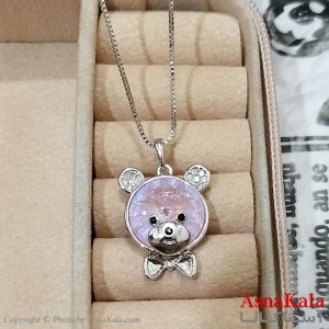 گردنبند زنانه سواروسکی  با کارت گارانتی و جعبه بگ سواروفسکی کد GNB162556W