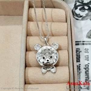 گردنبند زنانه سواروسکی  با کارت گارانتی و جعبه بگ سواروفسکی کد GNB162557W