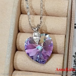 گردنبند زنانه سواروسکی  با کارت گارانتی و جعبه بگ سواروفسکی کد GNB162561W