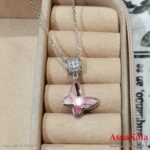 گردنبند زنانه سواروسکی  با کارت گارانتی و جعبه بگ سواروفسکی کد GNB162564W