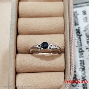 انگشتر زنانه استیل مینیمال فری سایز رنگ نقره ای کد ANG191220W