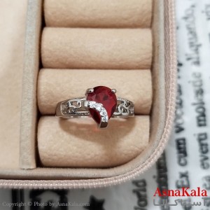 انگشتر زنانه استیل مینیمال فری سایز رنگ نقره ای کد ANG191227W