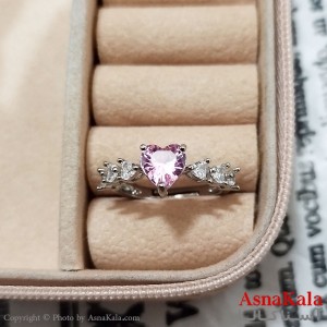 انگشتر زنانه استیل مینیمال فری سایز رنگ نقره ای کد ANG191229W