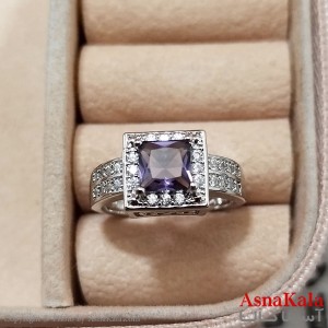 انگشتر زنانه استیل مینیمال فری سایز رنگ نقره ای کد ANG191232W