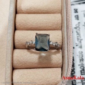 انگشتر زنانه استیل مینیمال فری سایز رنگ نقره ای کد ANG191234W