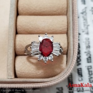 انگشتر زنانه استیل مینیمال فری سایز رنگ نقره ای کد ANG191239W