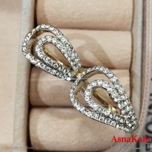 انگشتر زنانه استیل فری سایز رنگ طلایی کد ANG191305W