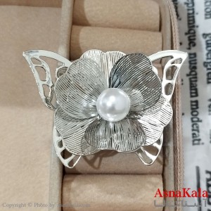 انگشتر زنانه فشن فری سایز رنگ نقره ای کد ANG191307W