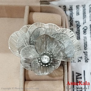 انگشتر زنانه فشن فری سایز رنگ نقره ای کد ANG191311W