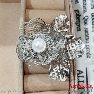 انگشتر زنانه فشن فری سایز رنگ نقره ای کد ANG191314W