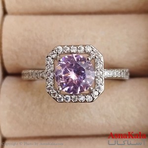 انگشتر زنانه فری سایز رنگ نقره ای کد ANG191321W