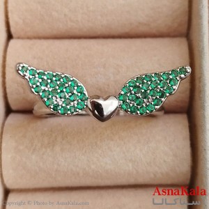 انگشتر زنانه فری سایز رنگ نقره ای کد ANG191333W
