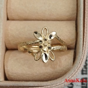 انگشتر زنانه تراش طلاروس رنگ ثابت مشابه طلا  ANG191362W