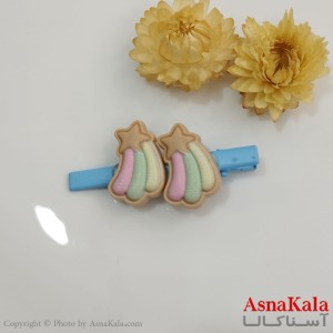 گیره مو زنانه انبری آبرنگی کد HAIR131052W