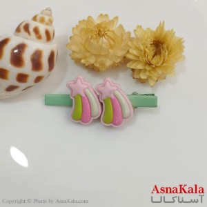 گیره مو زنانه انبری آبرنگی کد HAIR131054W