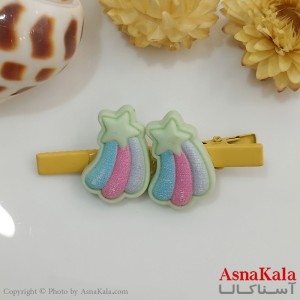 گیره مو زنانه انبری آبرنگی کد HAIR131058W