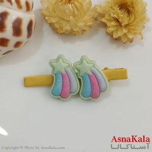 گیره مو زنانه انبری آبرنگی کد HAIR131062W